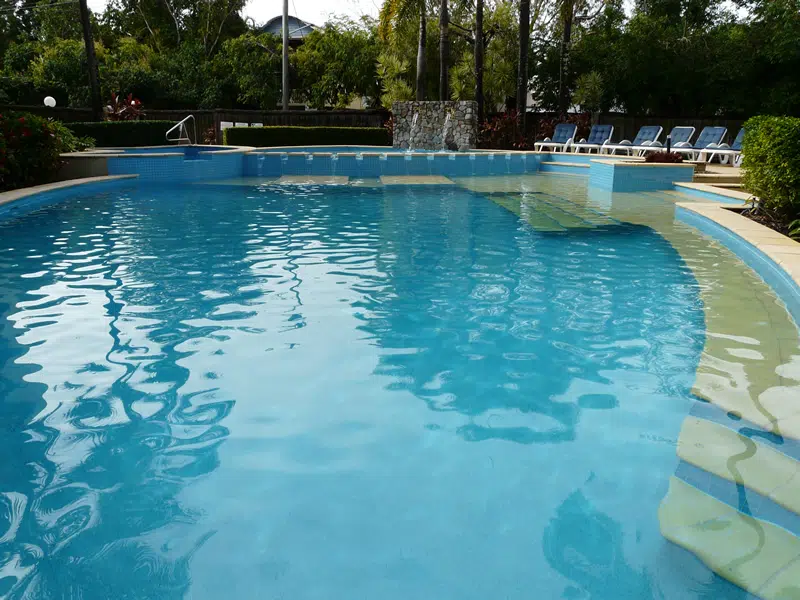 Resort Pool After Renovation