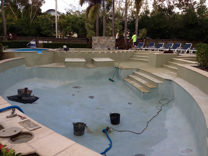 Resort Pool Before Renovation