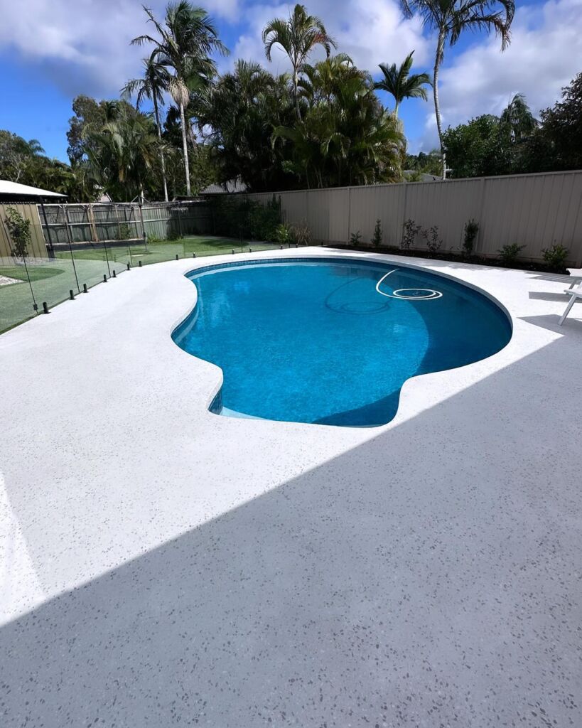 3 Pool interior renovation pebble Sunshine Coast